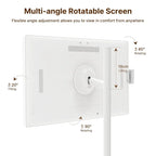 The Atlas™ 32" Tablet on Rolling Stand - Touchscreen, Cordless, 8-Hr Battery, Camera, Voice Remote