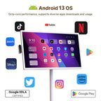 The Atlas™ 32" Tablet on Rolling Stand - Touchscreen, Cordless, 8-Hr Battery, Camera, Voice Remote