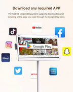 The Atlas™ 32" Tablet on Rolling Stand - Touchscreen, Cordless, 8-Hr Battery, Camera, Voice Remote